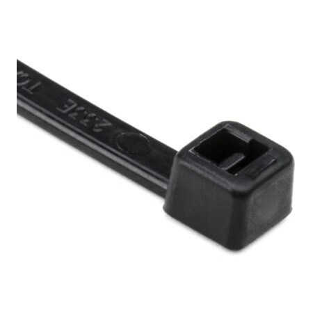 Hellermanntyton CABLE TIE 6" 30LB, 1-1/4" BUNDLE DIA., BLK 1000/PK ROHS, PK 1000 T30R0M4
